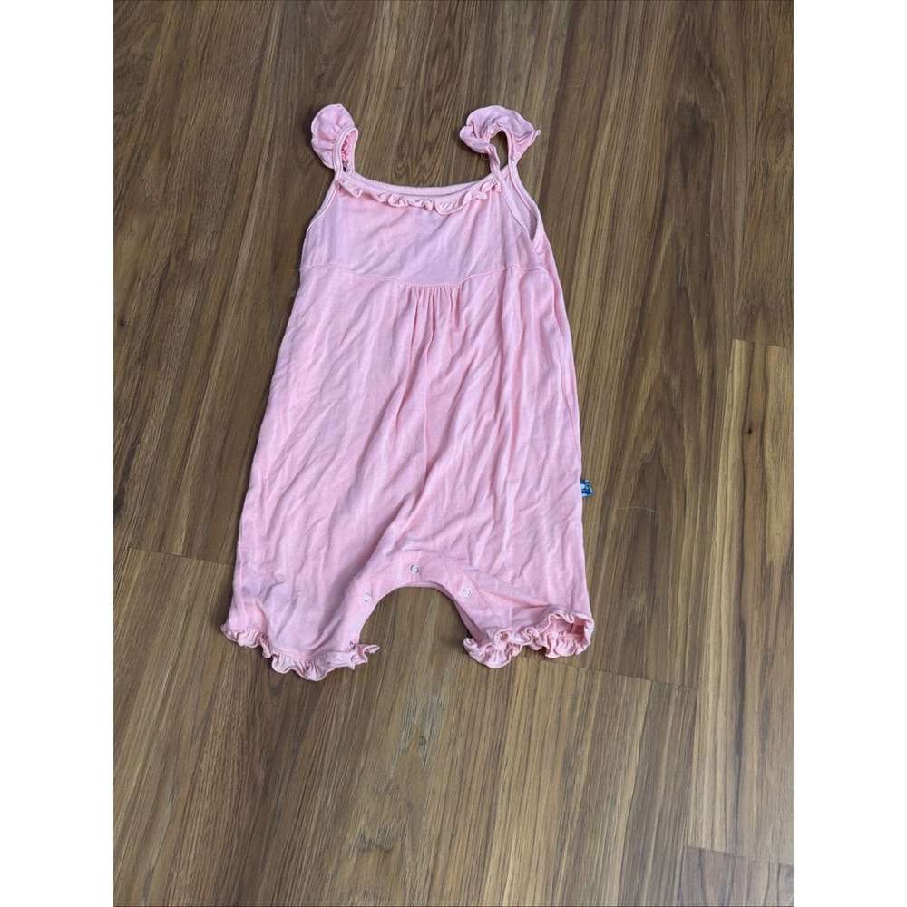 Kickee Pants Baby Girls 18-24 Months Pink Ruffle Romper Shorts